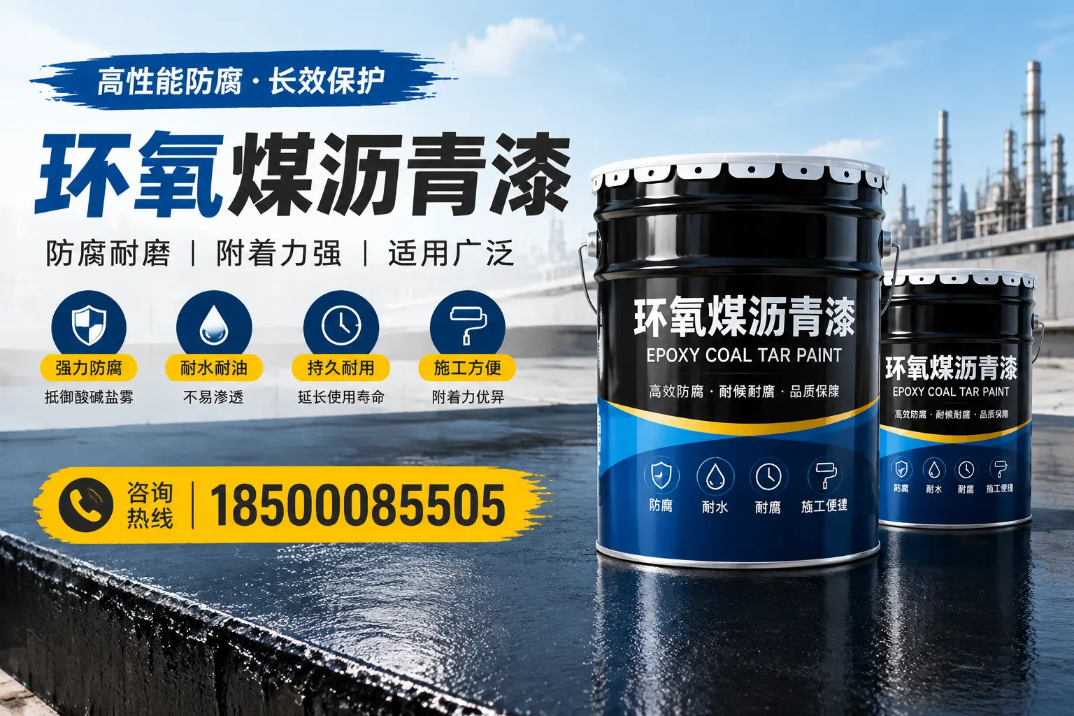 如何正确存储环氧煤沥青漆以延长使用寿命